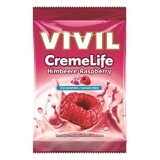 Bomboane Creme Life Classic Zmeură fara zahar, 110g, Vivil