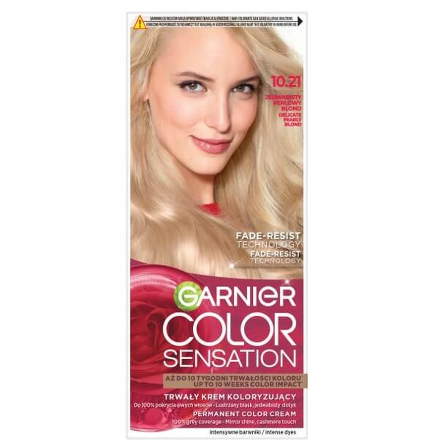 Garnier Color Sensation Haarfarbe Creme 10.21 Seidiges Perlblond