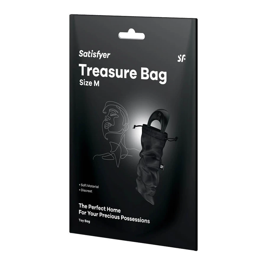Satisfyer Treasure Bag Gadget Aufbewahrungstasche M Schwarz