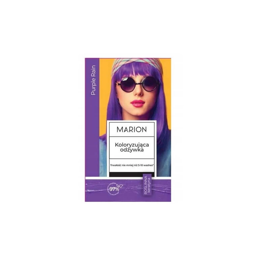 Balsam pentru colorarea părului Marion Purple Rain, 35 ml