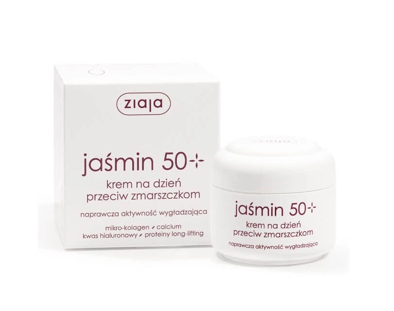Ziaja Jasmine, Anti-Falten-Creme 50+ Tagescreme, 50ml