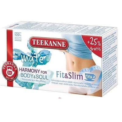 Tee zum Abnehmen Fit and Slim, 20x1.6g, Teekanne