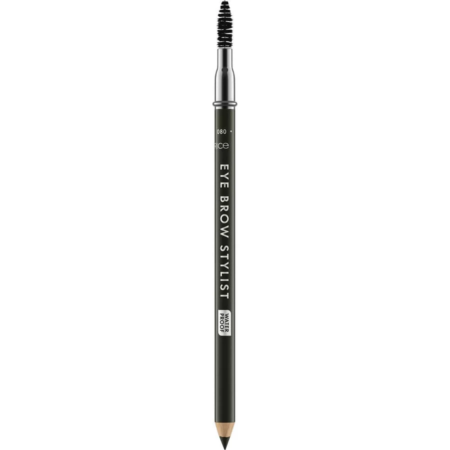 Catrice Eye Brow Stylist Creion de sprâncene cu perie 080 Back To Black, 1.4 g