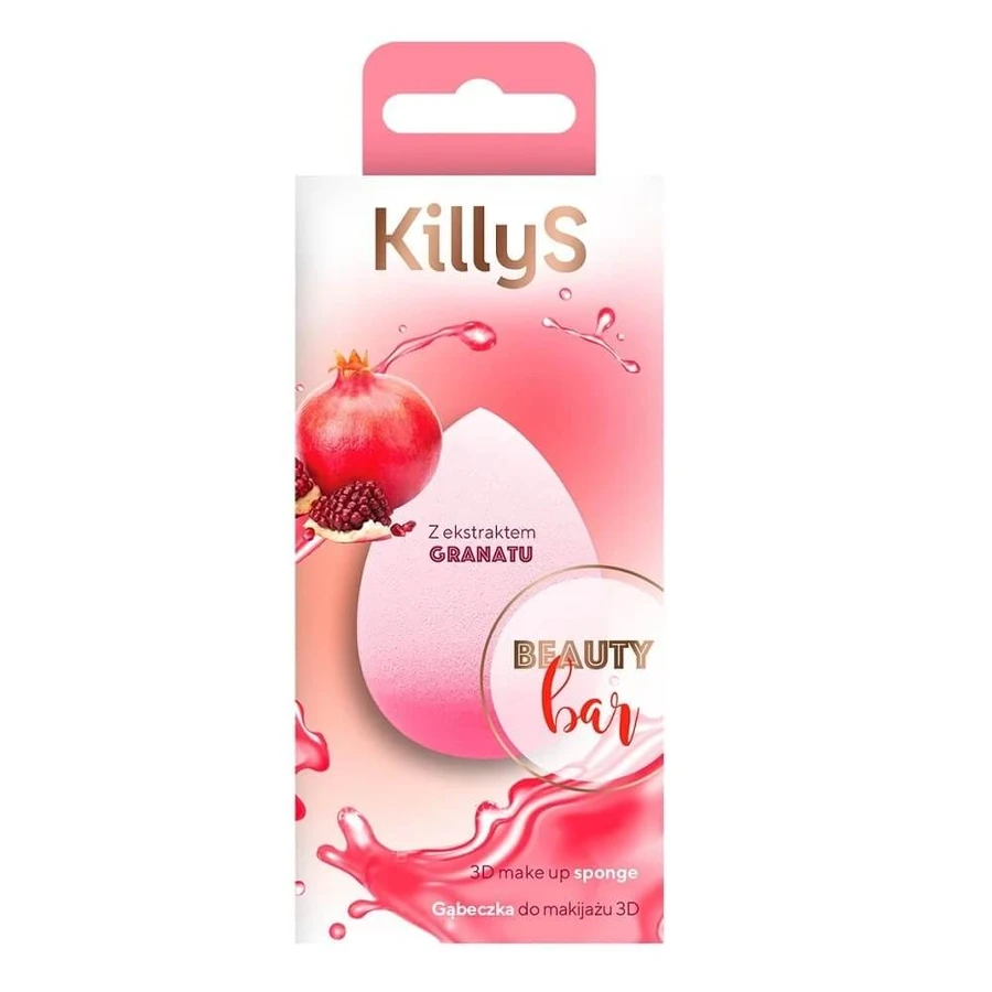KillyS Beauty Bar Eponge de maquillage 3D à l'extrait de grenade
