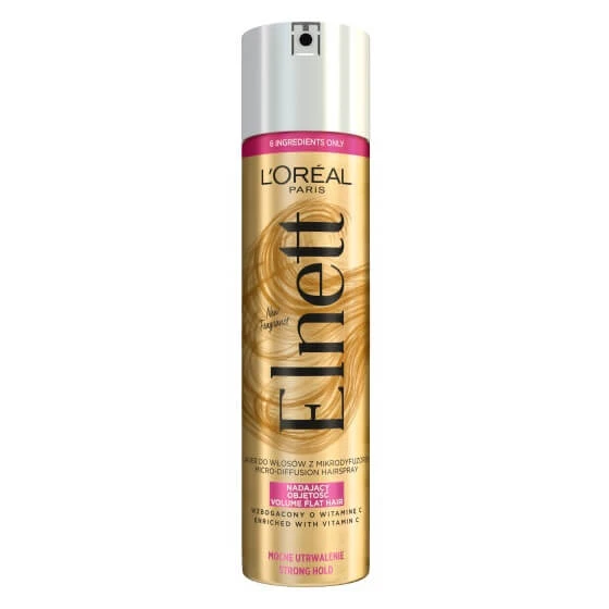 L Oreal Paris Elnett Haarspray mit Mikro-Diffusor für Volumen Starker Halt, 200 ml