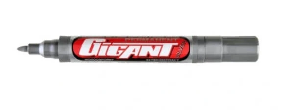 Permanentmarker grau
