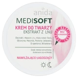 Anida Medisoft Cremă de față hidratantă și calmantă cu extract de in, 100 ml
