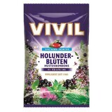 Zuckerfreies Holunderbonbon mit Multivitaminen, 60 g, Vivil