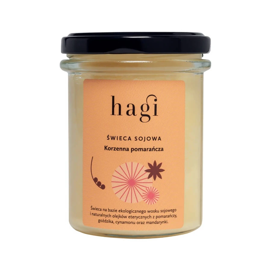 Hagi Vela Pequeña de Soja Naranja Picante, 215ml