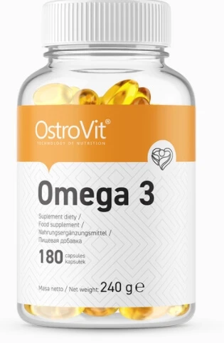 Ostrovit, Omega 3, 180 Kapseln