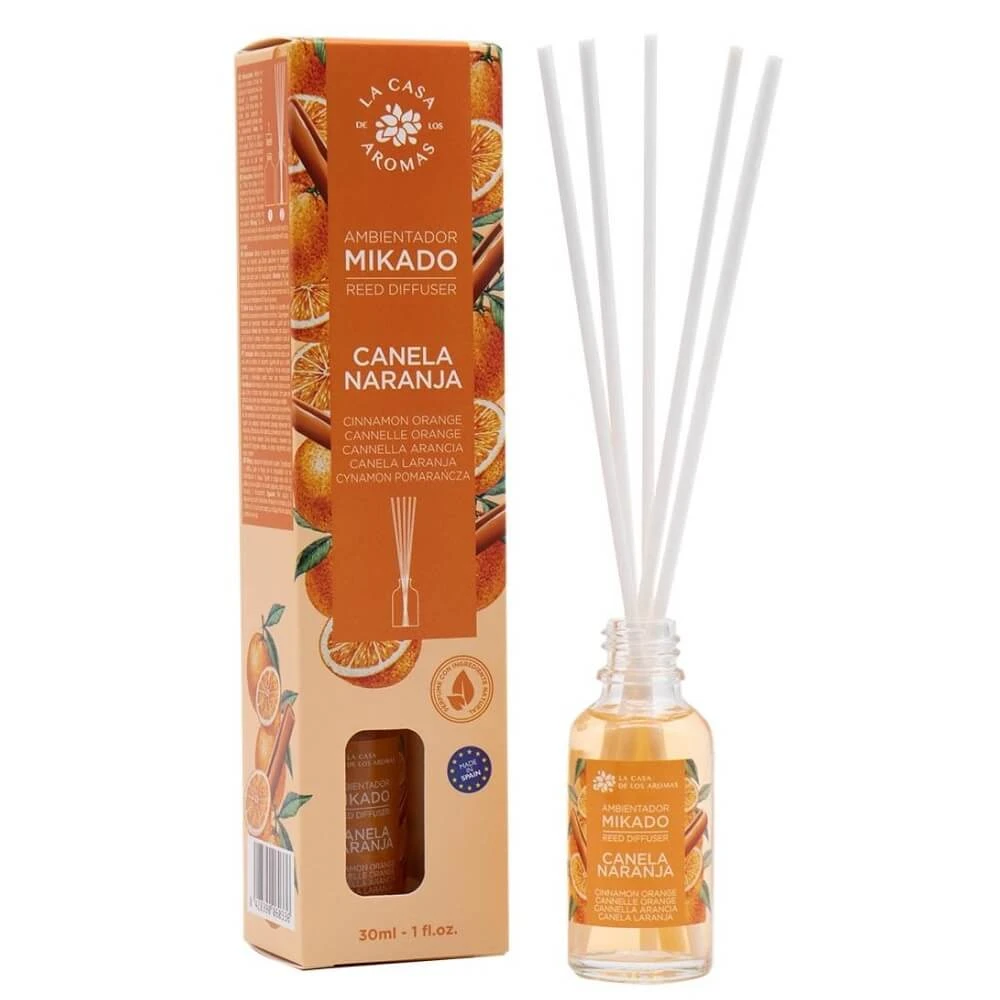 La Casa de los Aromas Mikado Duftstäbchen Zimt amp; Orange, 30 ml