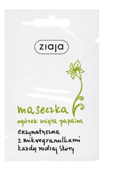 Ziaja, Gurke und Minze, Enzymatische Maske, 7ml