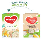 Cereale Bio cu orez, porumb si tapioca, +6 luni, 250 ml, Milupa