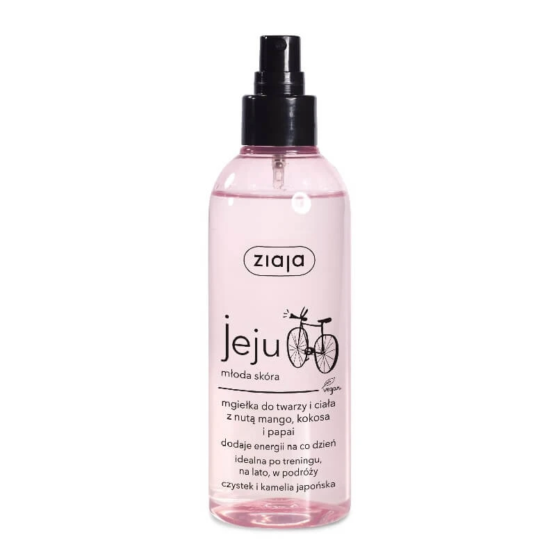 Ziaja Jeju Young Skin Gesichts- und Körpernebel, 200 ml
