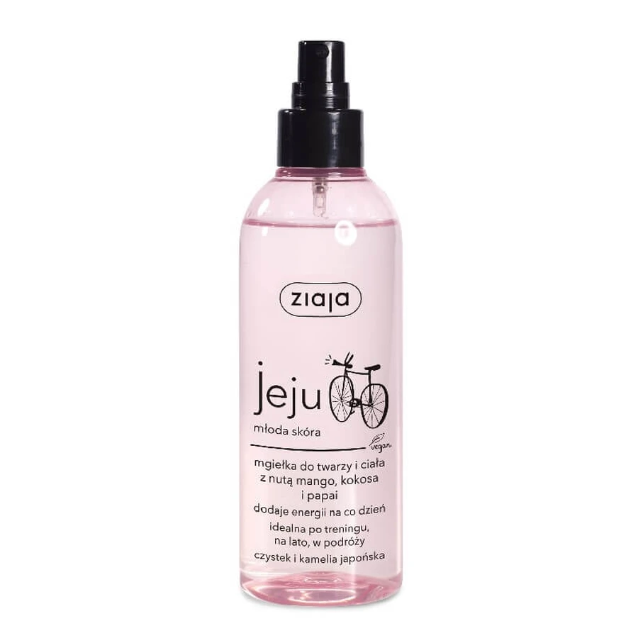 Ziaja Jeju Young Skin Gesichts- und Körpernebel, 200 ml