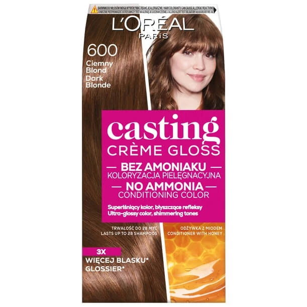 L oreal Casting Farbe 600 Dunkelblond 48 ml + 72 ml + 60 ml