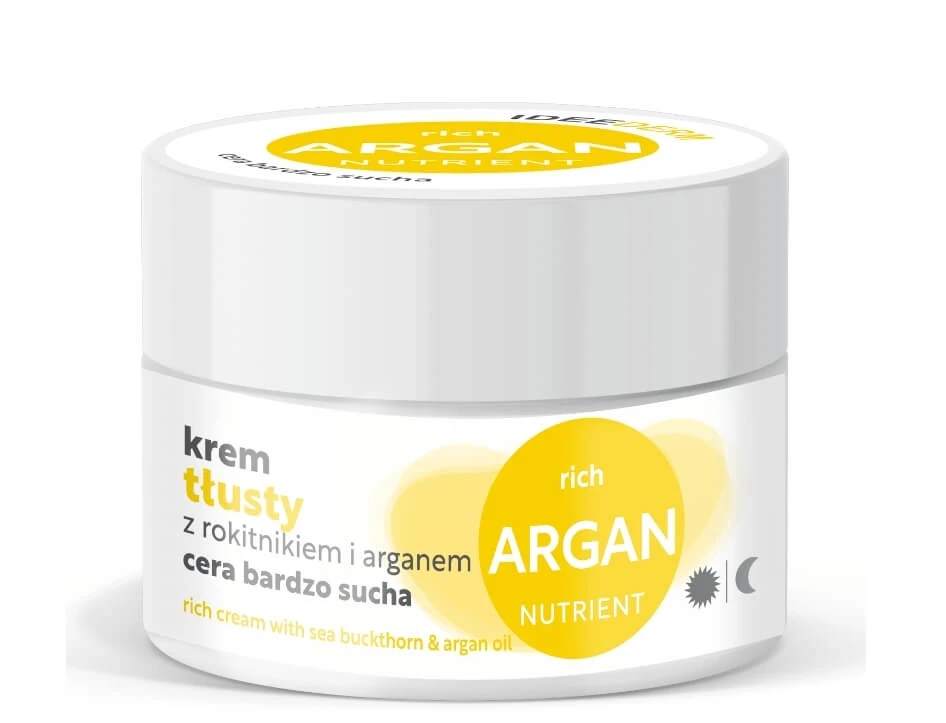 Idee Derm Fettige Creme mit Sanddorn und Arganöl, 50 ml