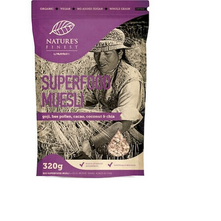 Superfood Bio-Musli-Getreide, 320g, Nature`s Finest