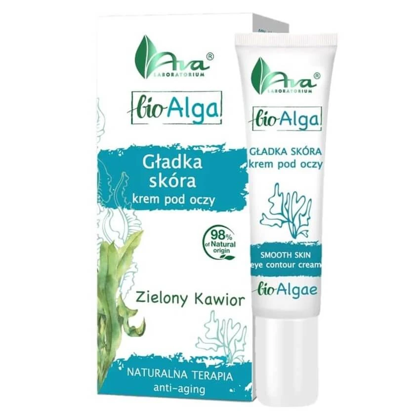Ava Laboratorium Bio Alga Augencreme - glatte Haut, 15 ml