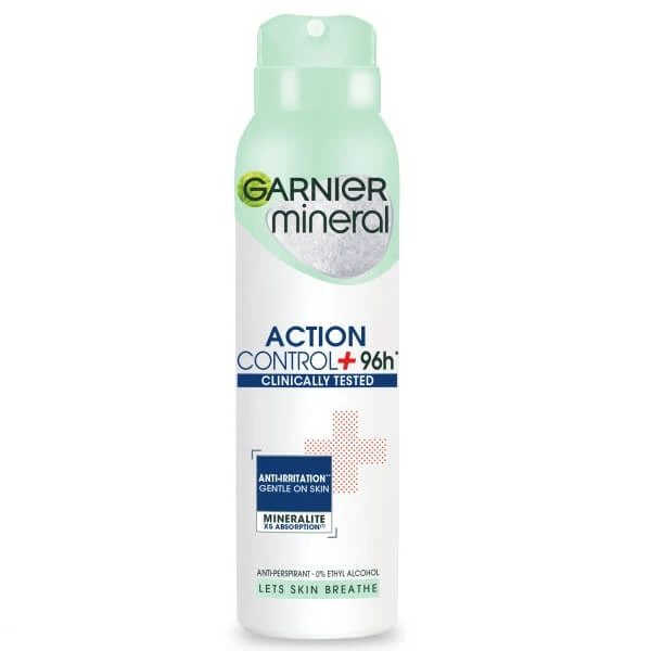 Garnier Mineral Action Control+ Antitranspirant Spray, 150ml