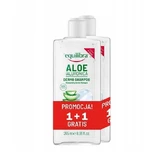 Equilibra Aloe Vera Feuchtigkeitsspendendes Haarshampoo mit Hyaluronsäure, 2 x 265 ml