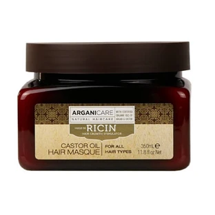 Mască de stimulare a creșterii părului cu ulei de ricin Arganicare, 350 ml