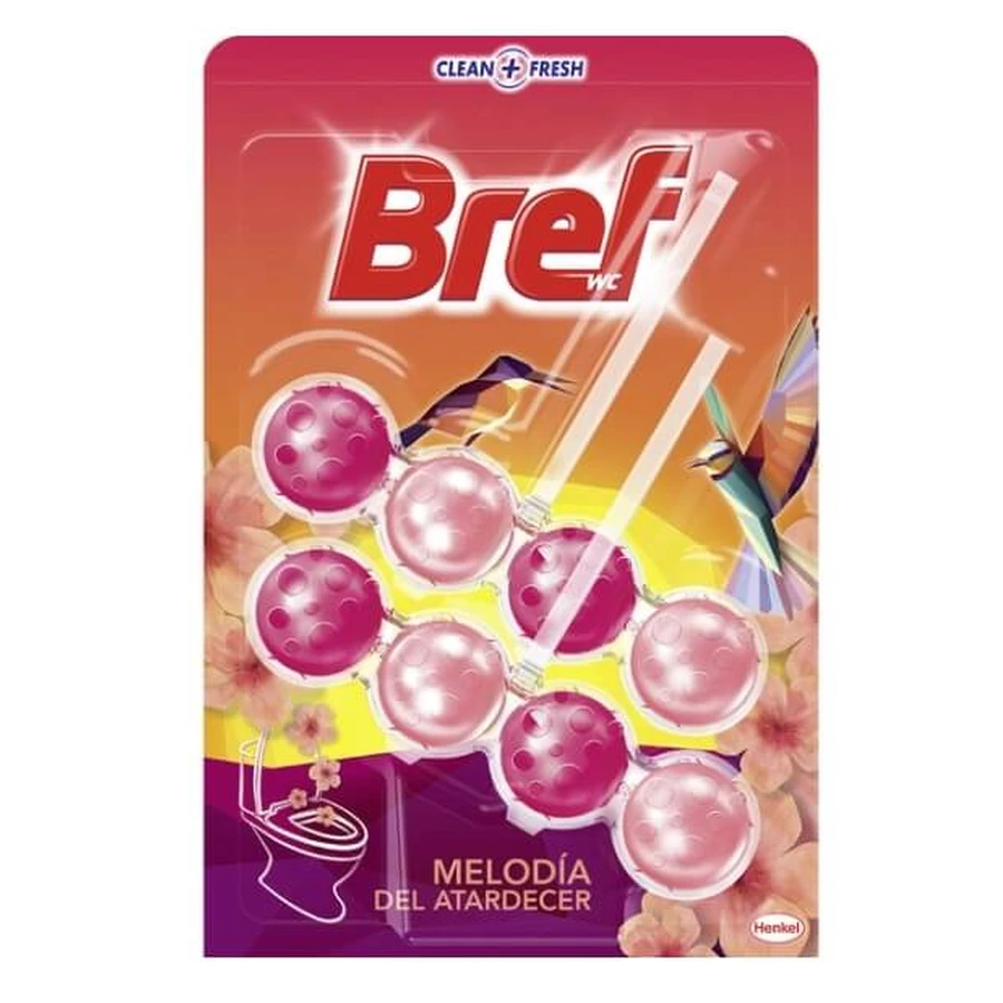 Bref Power Active WC Strumpfhalter Melodia Sunset, 2 x 50g