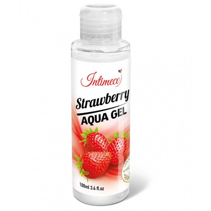 Intimeco Feuchtigkeitsgel für den Intimbereich mit Erdbeeraroma, 100ml