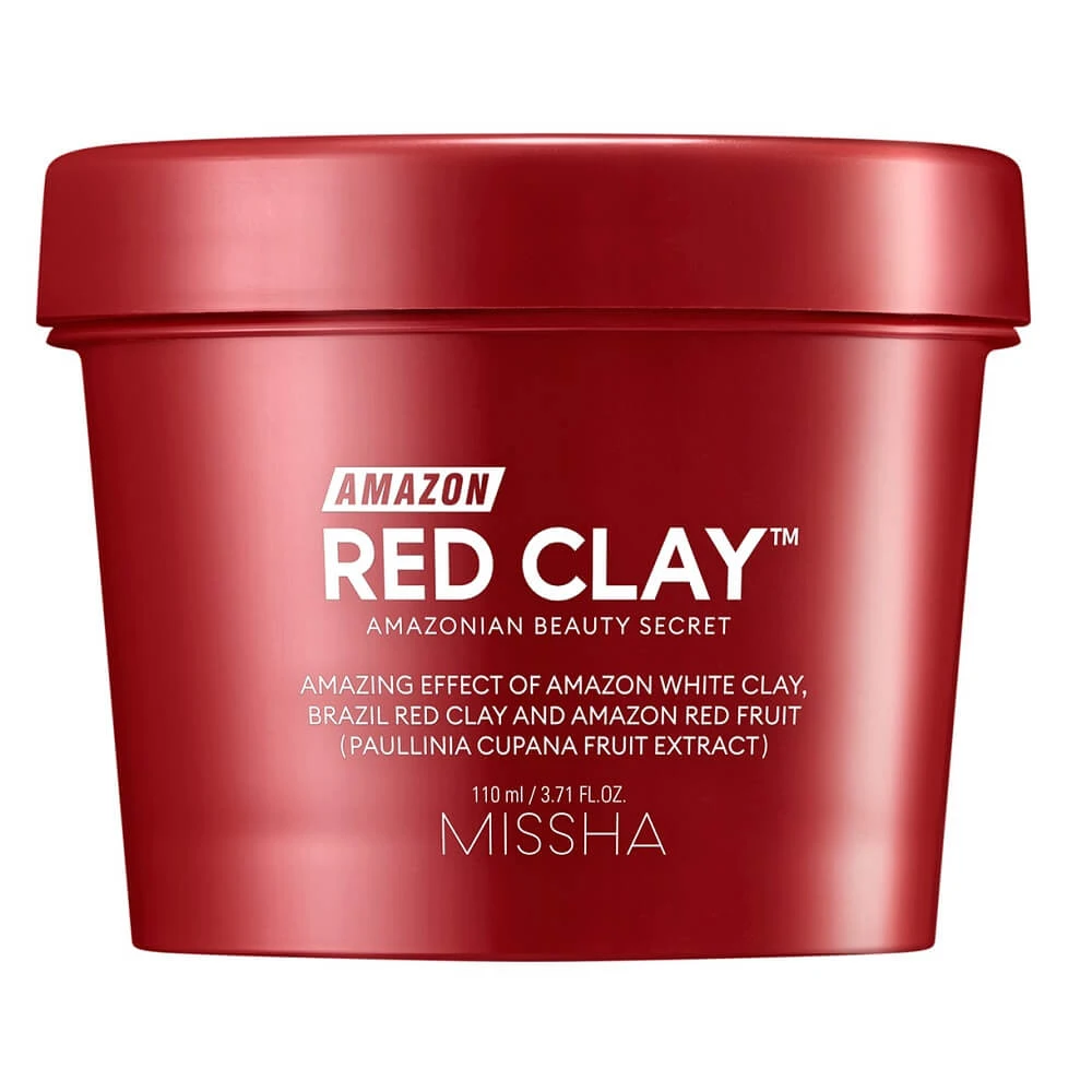 Missha Amazon Red Clay Pore Mask Reinigende Abwaschmaske, 110ml