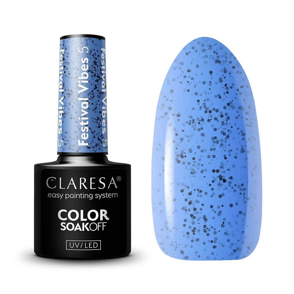 Claresa Soak Off UV/LED Festival Vibes Hybrid-Lack 5, 5 g