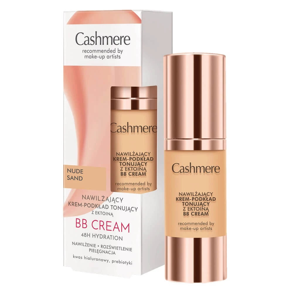 Cashmere Feuchtigkeitsspendende, straffende Creme-Grundierung mit Ectoine Nude Sand, 30 ml