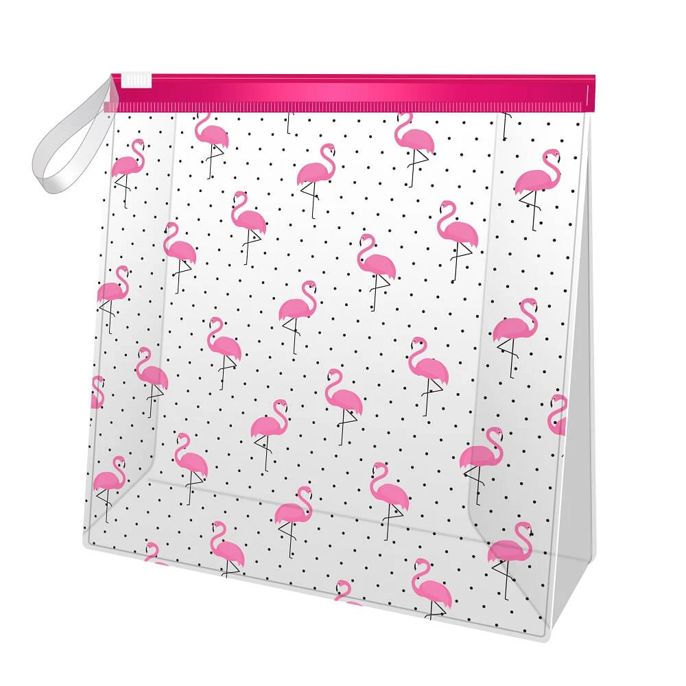 KillyS Kosmetiktasche transparent Flamingos