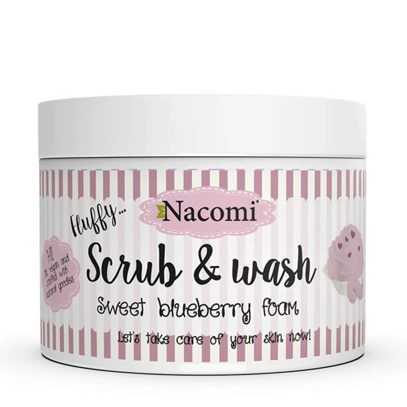Nacomi schäumend, schrubben und waschen Heidelbeere, 180 ml