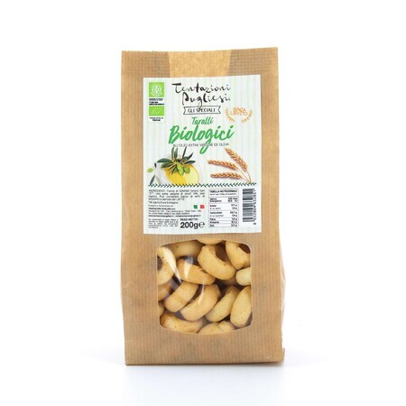 Bagels mit nativem Olivenöl extra Taralli Biologigi, 200 g, Tentazioni Pugliesi