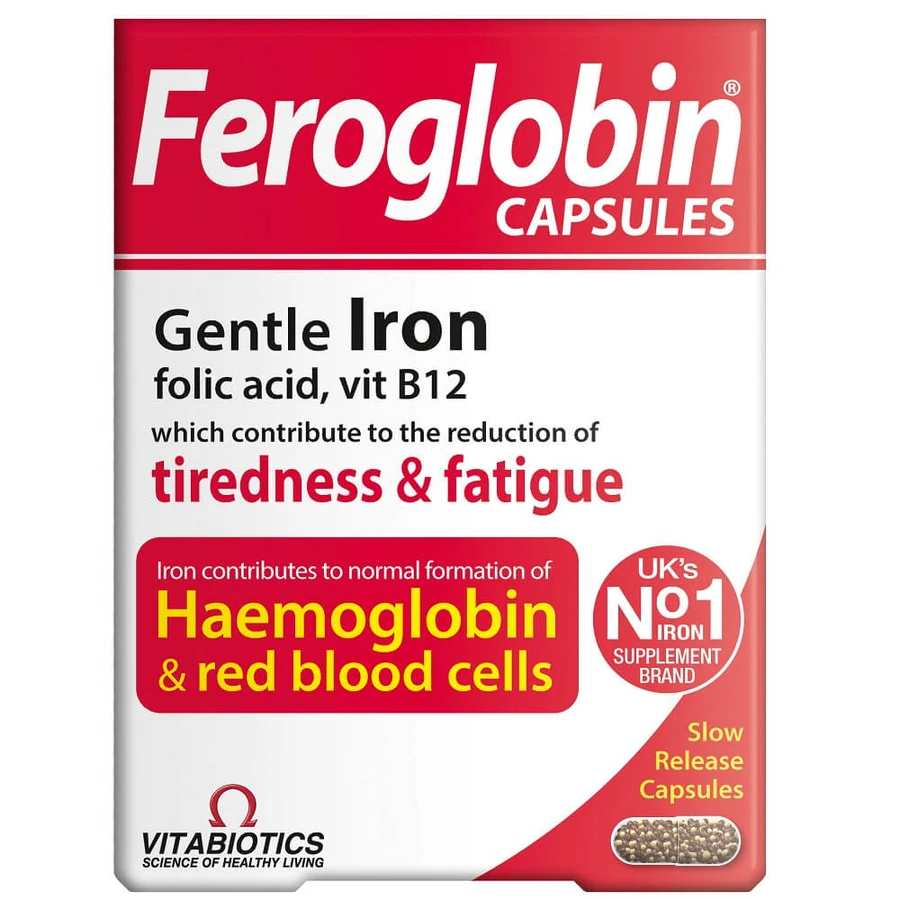 Vitabiotics Feroglobin, 30 Kapseln