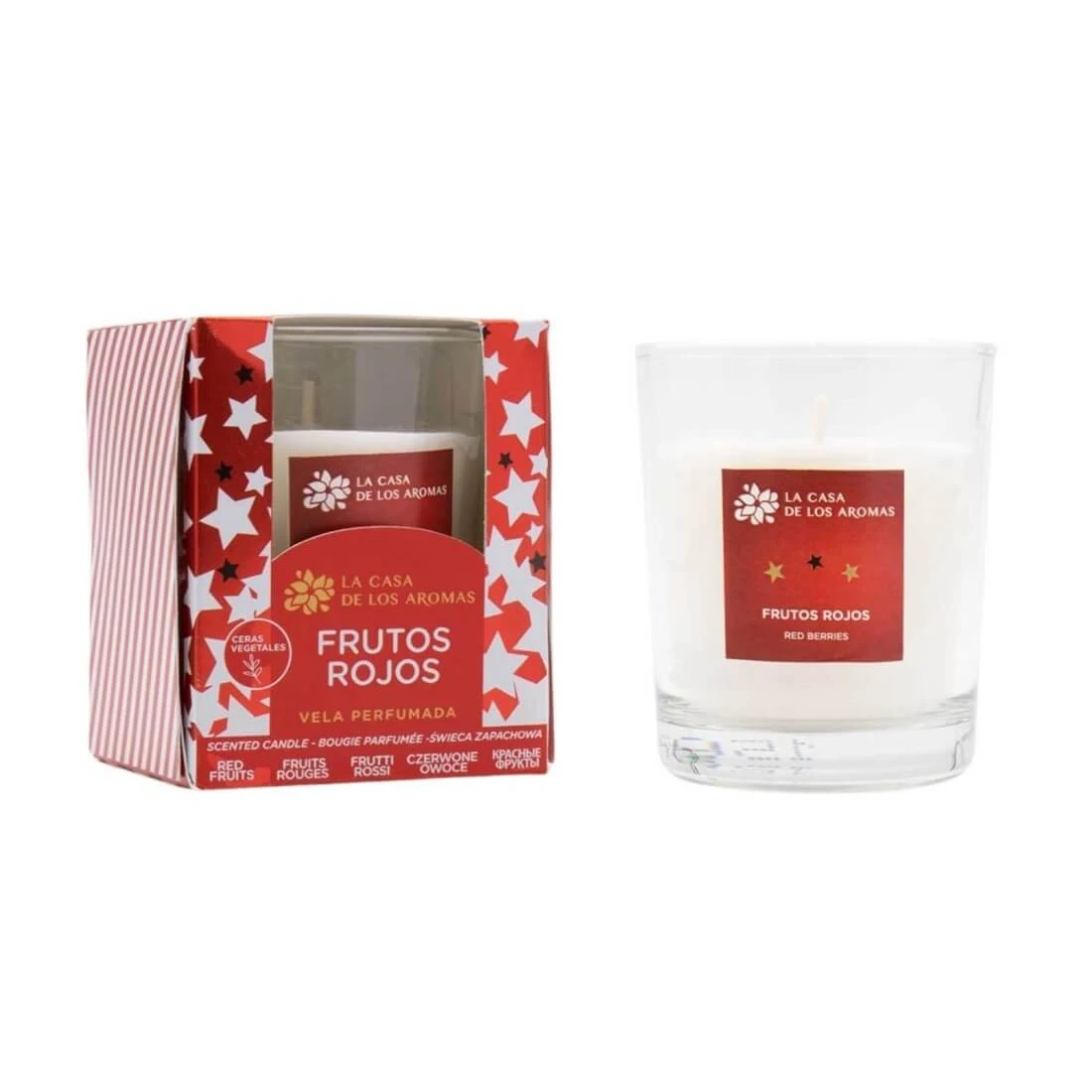 La Casa de los Aromas Rote Frucht-Duftkerze, 120 g