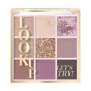 Eveline Cosmetics Look Up Palette von 9 Lidschatten Let s Try, 10,8 g