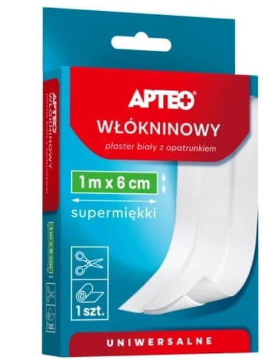 Apteo Care Vliesstoff-Verbandspflaster, 1m x 6cm