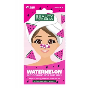 Beauty Formulas Watermelon Deep Cleansing Nose Strips, 6 bucăți