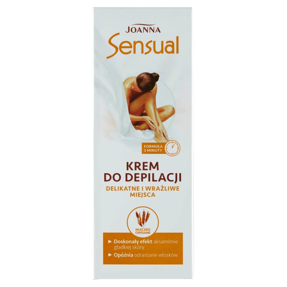 Joanna Sensual Enthaarungscreme für zarte und empfindliche Stellen, 100 g