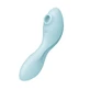 Satisfyer Curvy Trinity 5+ Clitoris Stimulator met Vibratie Blauw, 1 stuk