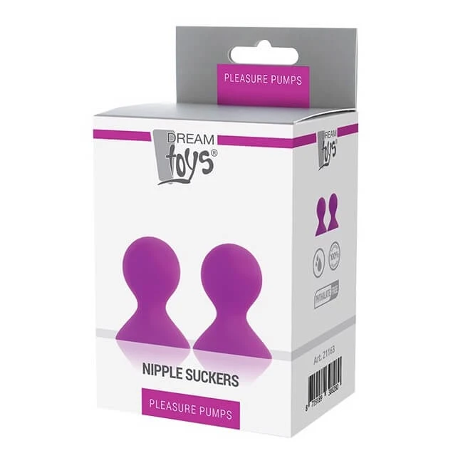 Dream Toys Pleasure Pumps Nipple Suckers Pink, 2 Stück