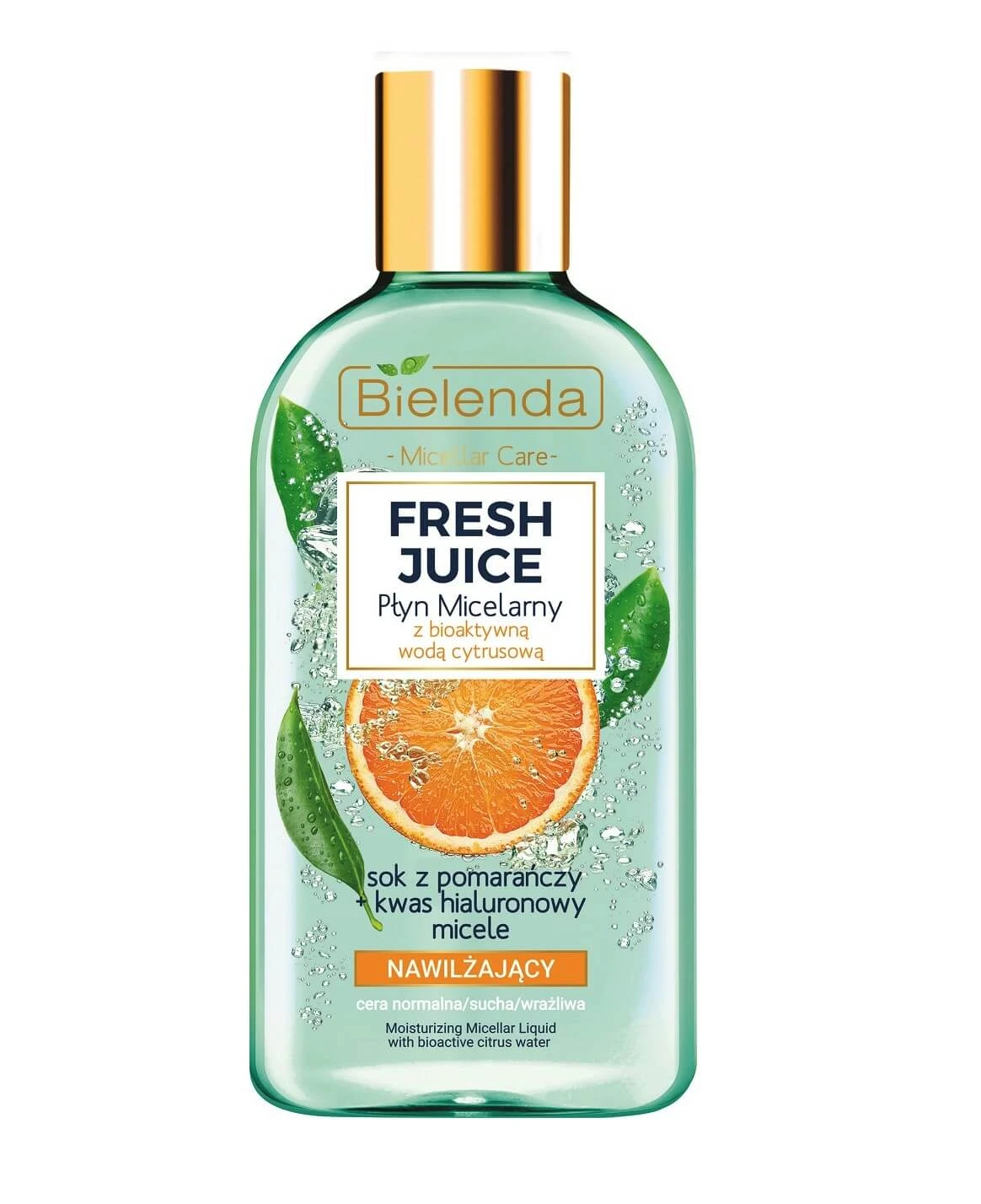 Bielenda Fresh Juice Feuchtigkeitsspendende Mizellenflüssigkeit, Orange, 500 ml