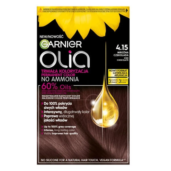 Garnier Olia Haarfarbe 4.15 Frosty Chocolate