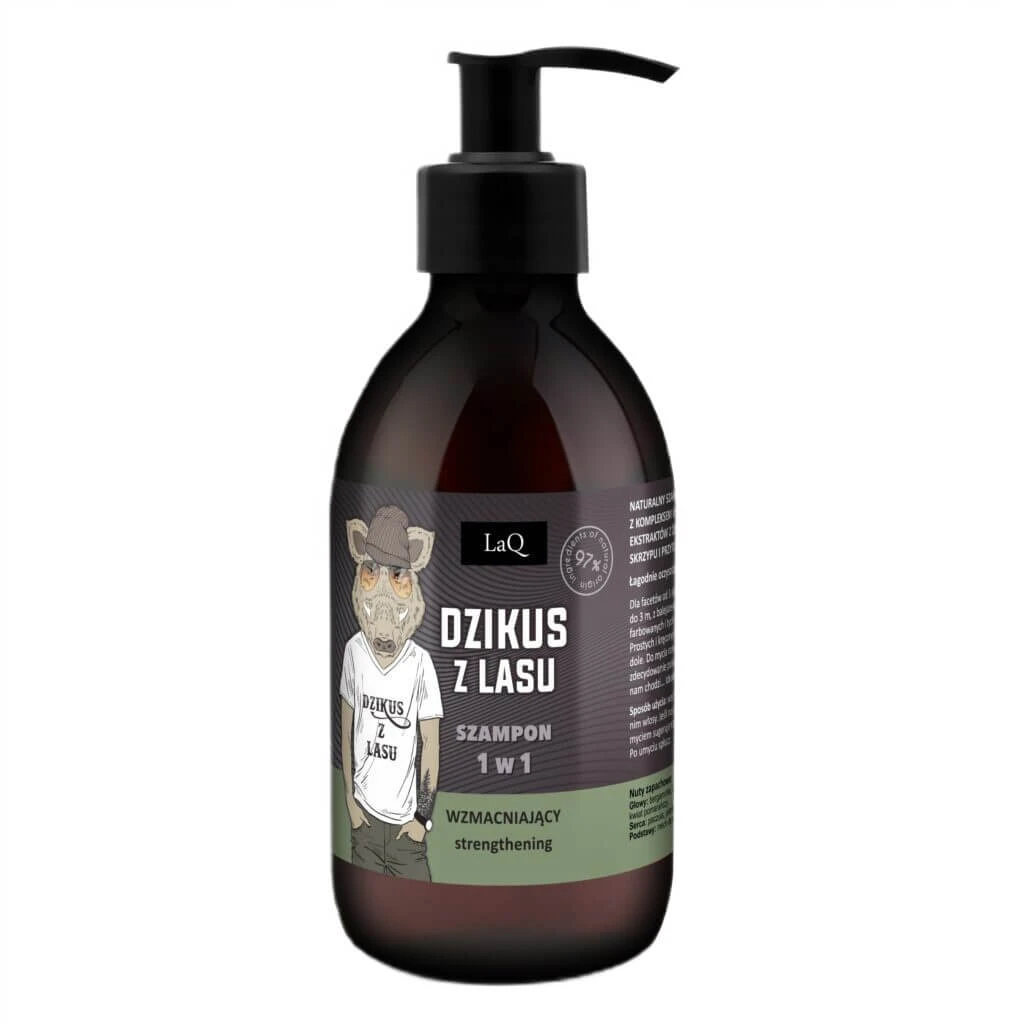LaQ Kräftigendes Shampoo für Jungs 1in1 Forest Savage, 300 ml