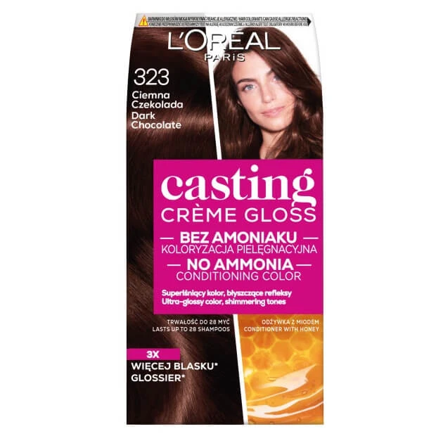 L oreal Casting-Farbe 323 Dunkelschokolade