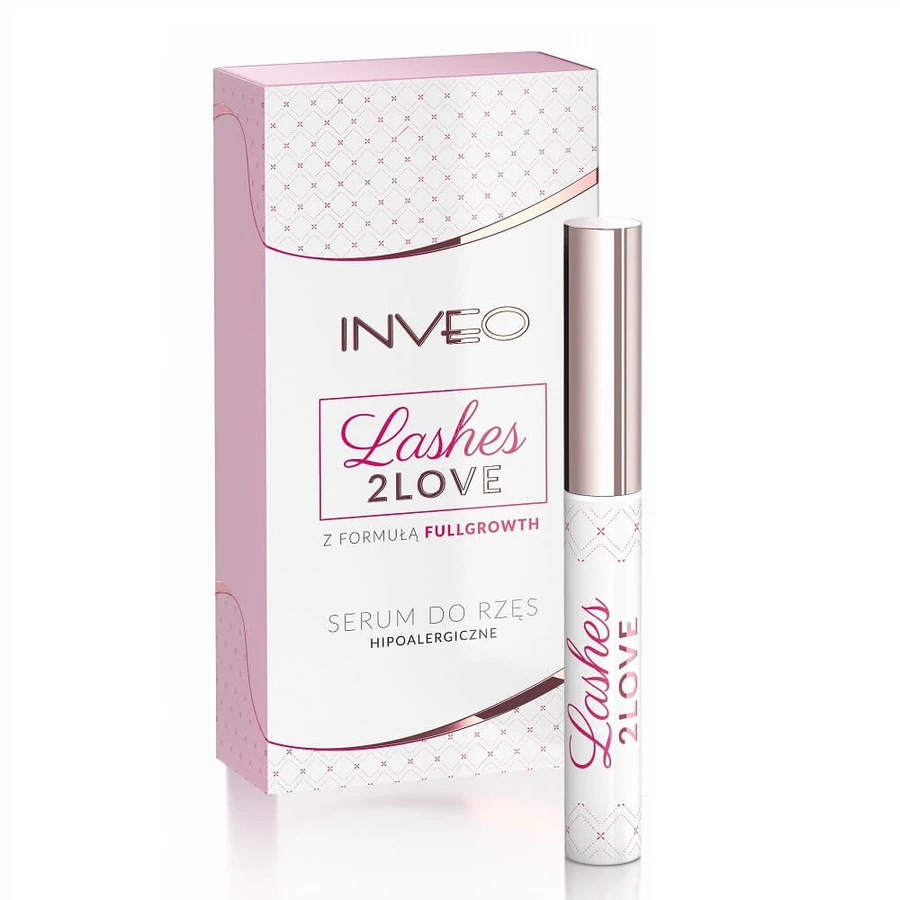 Inveo Lashes 2 Love Ser hipoalergenic pentru gene, 3.5ml