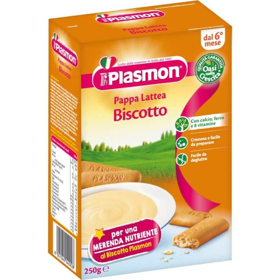 Crema de lapte cu biscuiti Pappa Lattea, 250 g, Plasmon Bewertungen