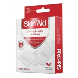 Skin Aid Pflaster für empfindliche Haut, 12 Stück