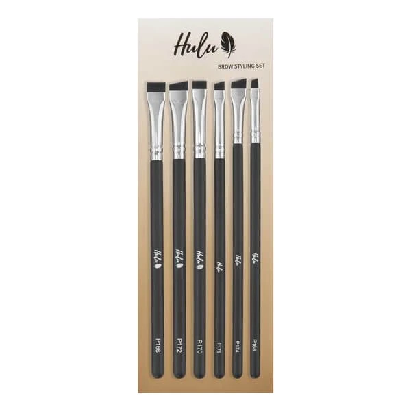Hulu Brow Styling Set mit 6 Brauenstyling-Bürsten